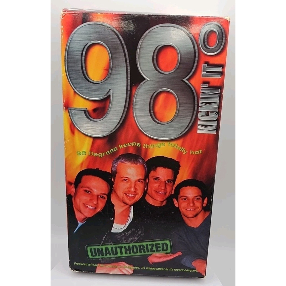 98° Degrees Kickin' It (VHS Tape, 1999) Unauthorized Documentary